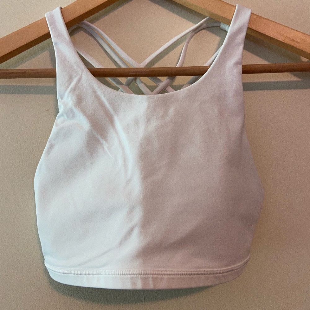 Lululemon Free To Be Wild High Neck Bra White